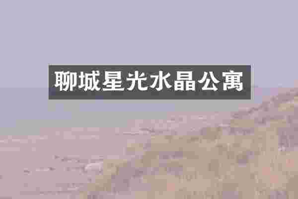 聊城星光水晶公寓