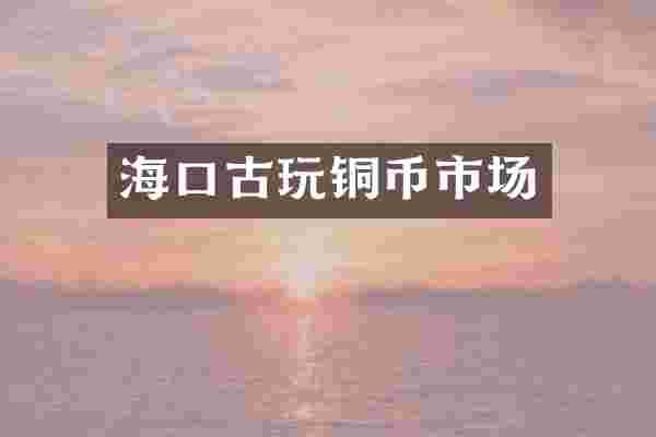 海口古玩铜币市场