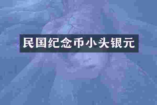 民国纪念币小头银元