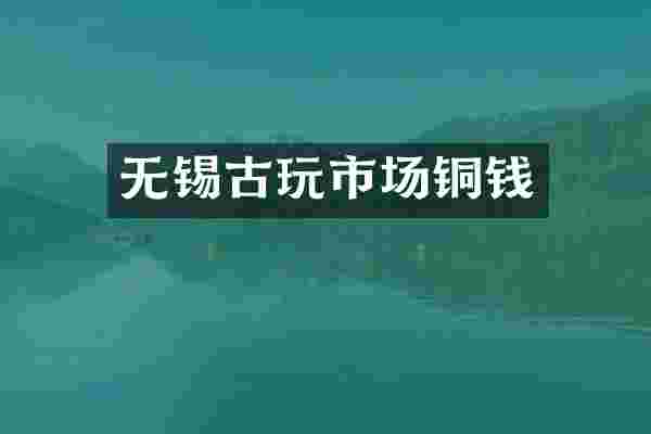 无锡古玩市场铜钱