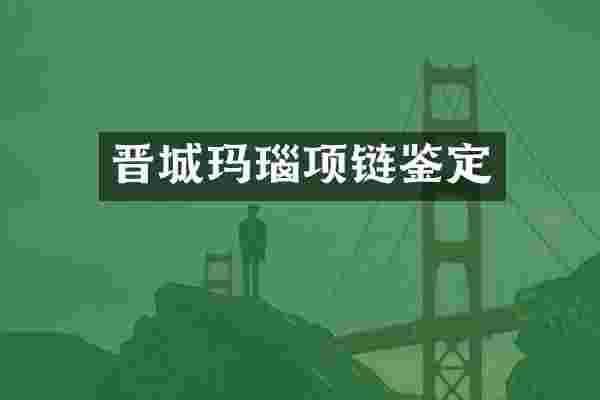 晋城玛瑙项链鉴定