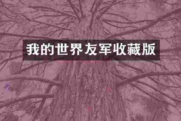 我的世界友军收藏版