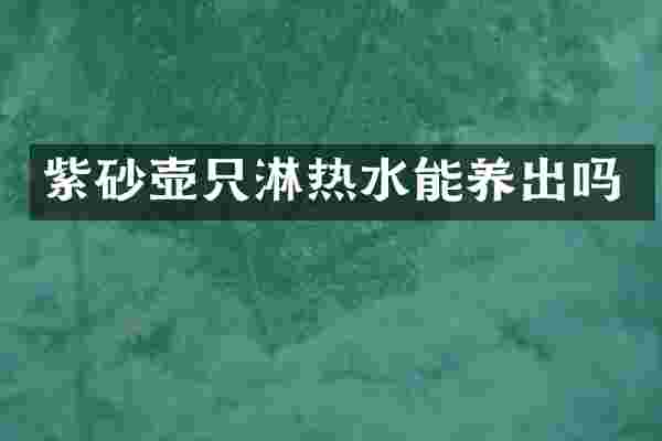 紫砂壶只淋热水能养出吗