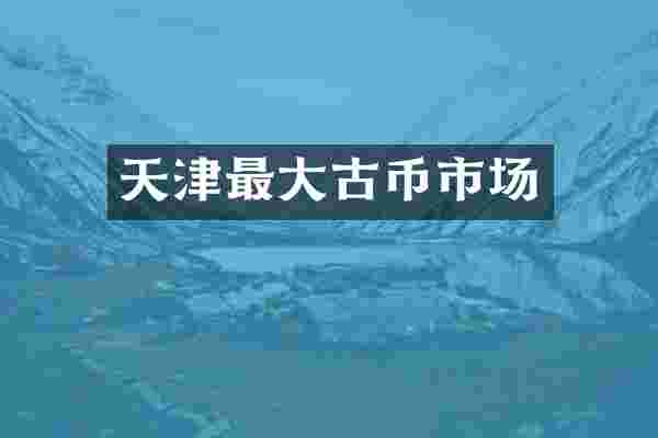 天津最大古币市场