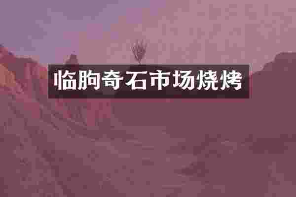 临朐奇石市场烧烤