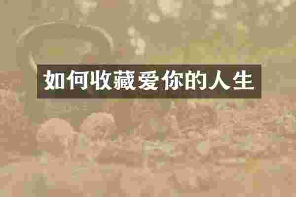 如何收藏爱你的人生