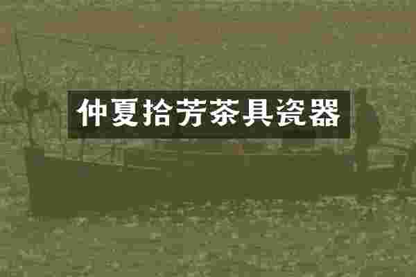 仲夏拾芳茶具瓷器