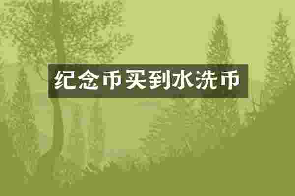 纪念币买到水洗币