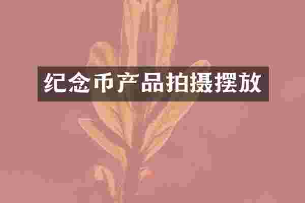 纪念币产品拍摄摆放