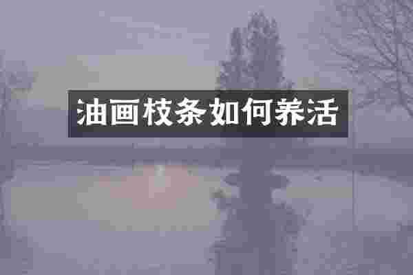 油画枝条如何养活