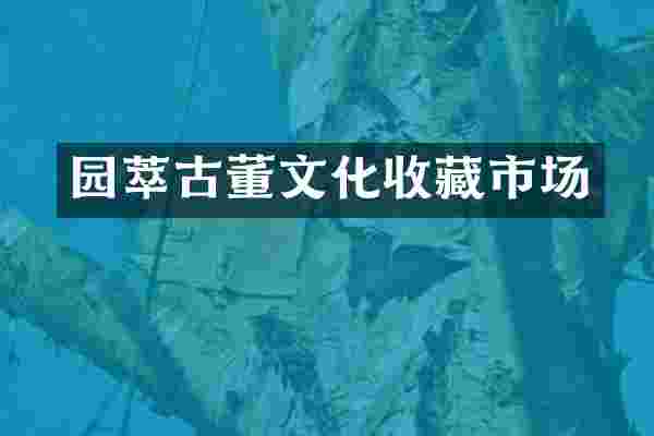 园萃古董文化收藏市场