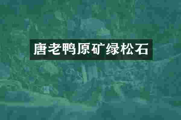 唐老鸭原矿绿松石