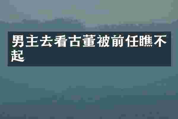 男主去看古董被前任瞧不起