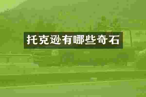 托克逊有哪些奇石