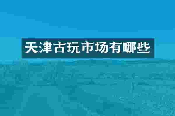 天津古玩市场有哪些