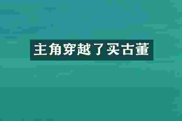主角穿越了买古董