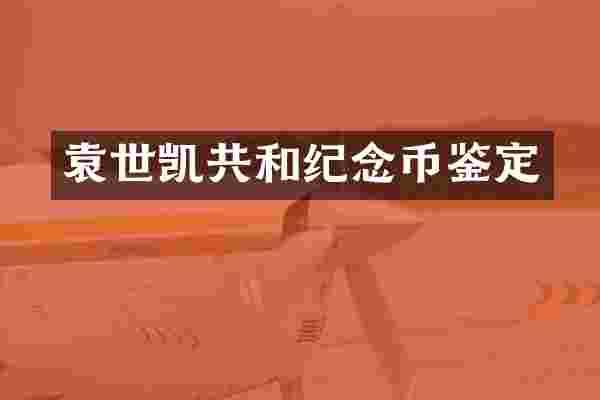 袁世凯共和纪念币鉴定