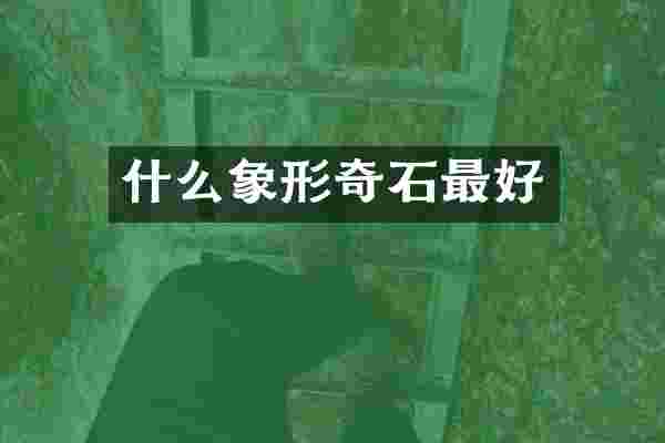 什么象形奇石最好