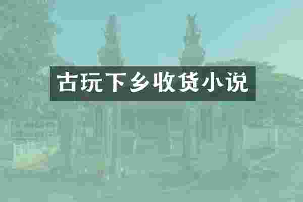古玩下乡收货小说
