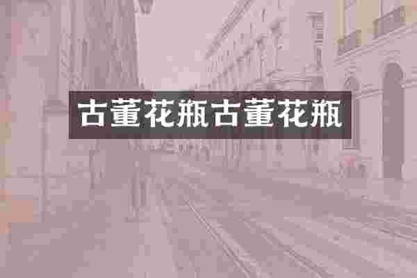 古董花瓶古董花瓶