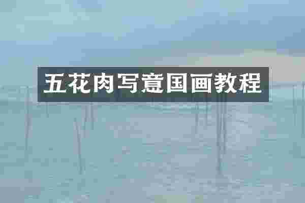 五花肉写意国画教程