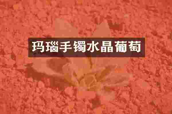 玛瑙手镯水晶葡萄