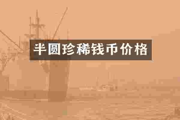 半圆珍稀钱币价格