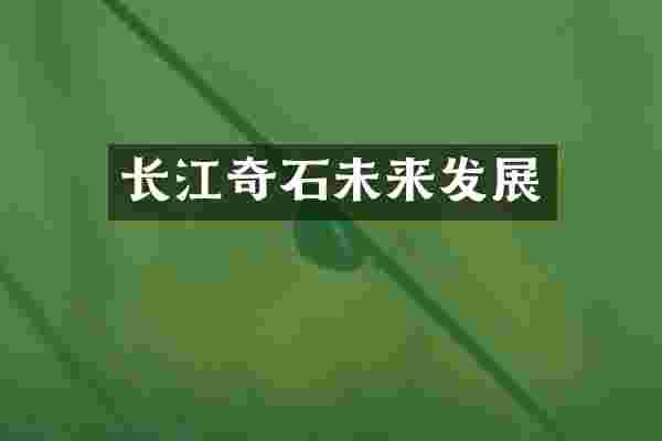 长江奇石未来发展