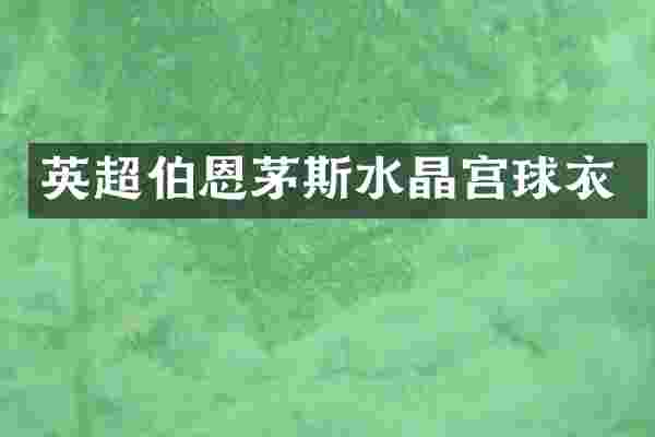 英超伯恩茅斯水晶宫球衣