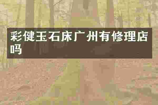 彩健玉石床广州有修理店吗