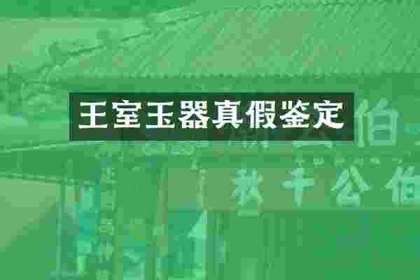 王室玉器真假鉴定