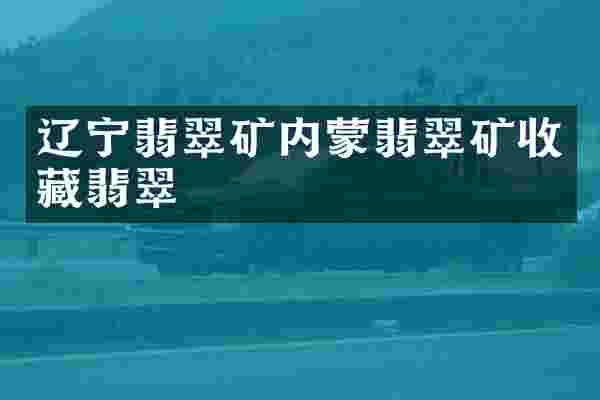辽宁翡翠矿内蒙翡翠矿收藏翡翠