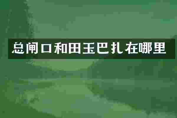 总闸口和田玉巴扎在哪里