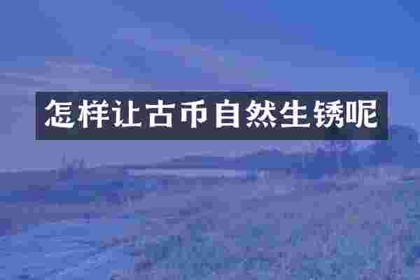 怎样让古币自然生锈呢