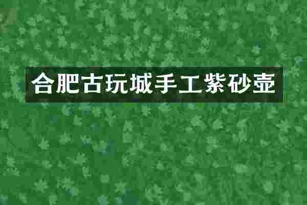 合肥古玩城手工紫砂壶
