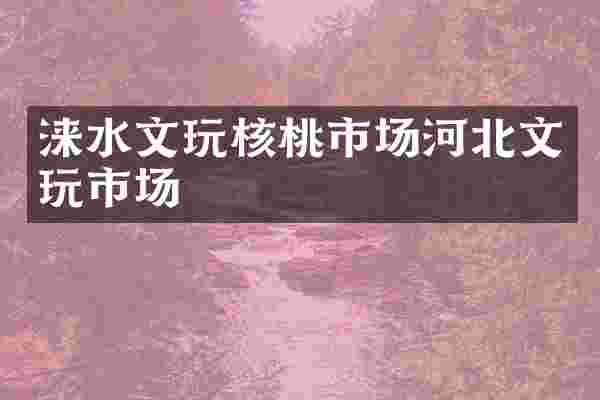 涞水文玩核桃市场河北文玩市场