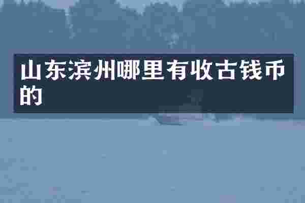 山东滨州哪里有收古钱币的