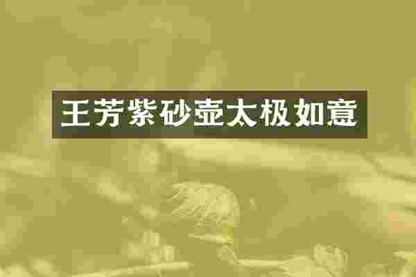 王芳紫砂壶太极如意