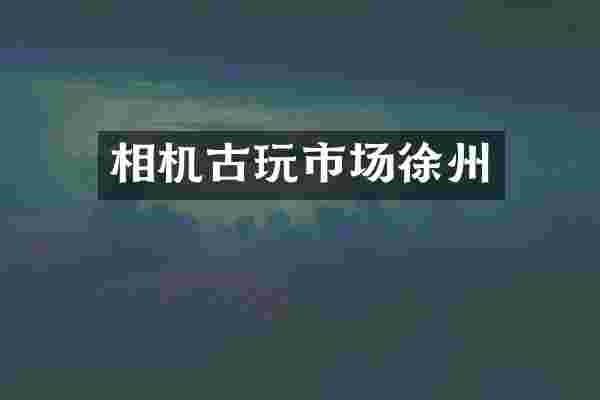 相机古玩市场徐州