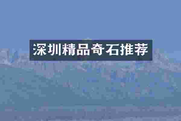 深圳精品奇石推荐