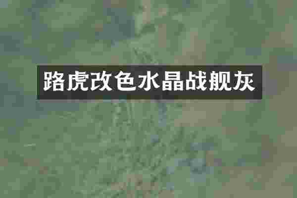 路虎改色水晶战舰灰