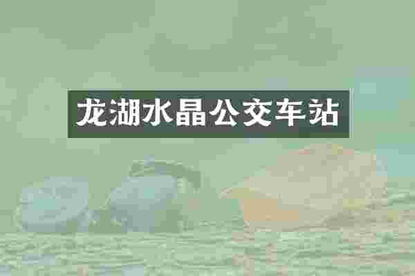 龙湖水晶公交车站