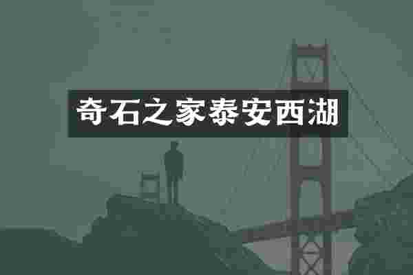 奇石之家泰安西湖