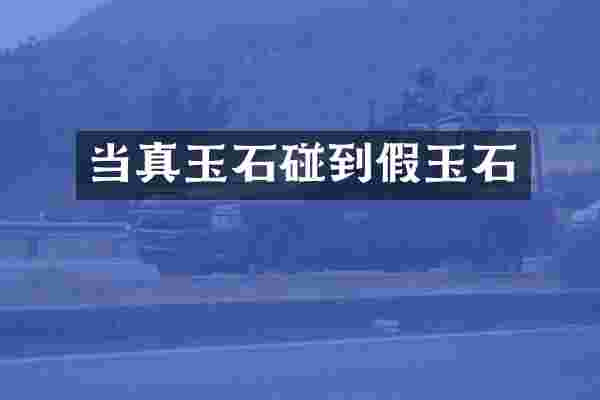 当真玉石碰到假玉石