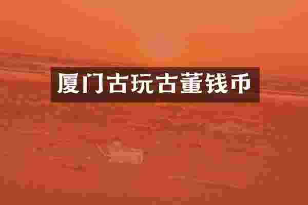 厦门古玩古董钱币