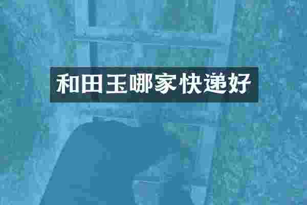 和田玉哪家快递好