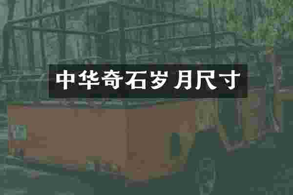 中华奇石岁月尺寸