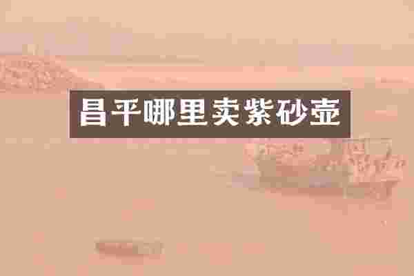 昌平哪里卖紫砂壶