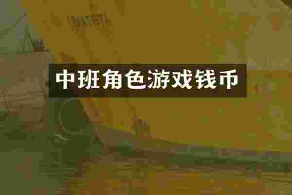 中班角色游戏钱币