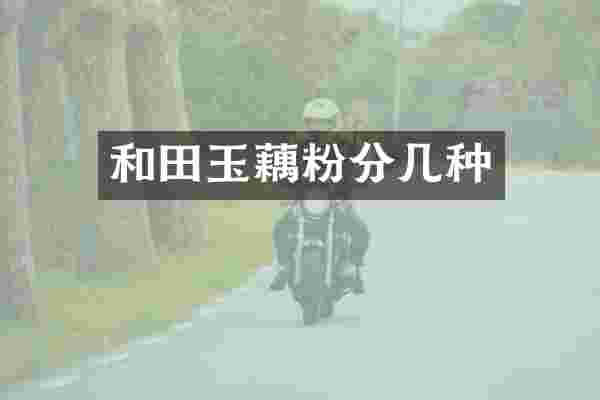 和田玉藕粉分几种